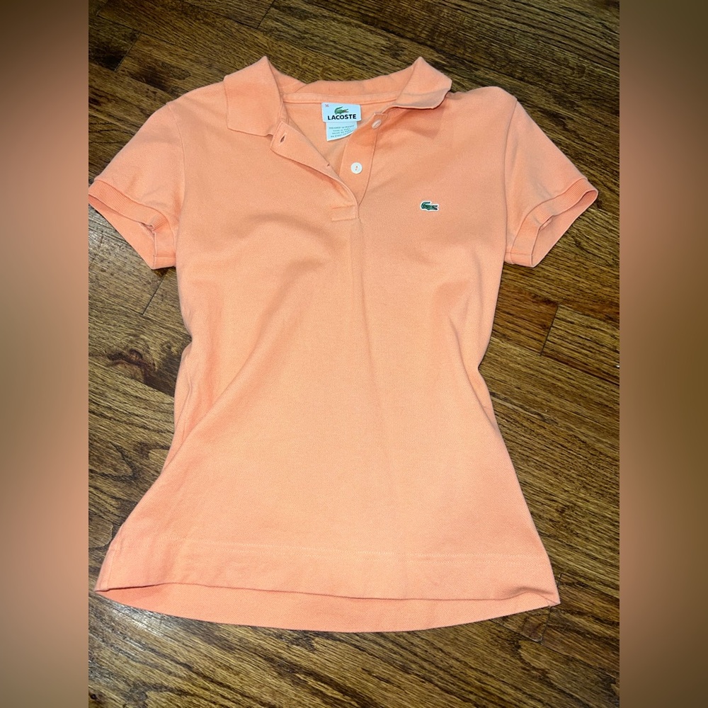 Vintage Lacoste Orange Polo Shirt